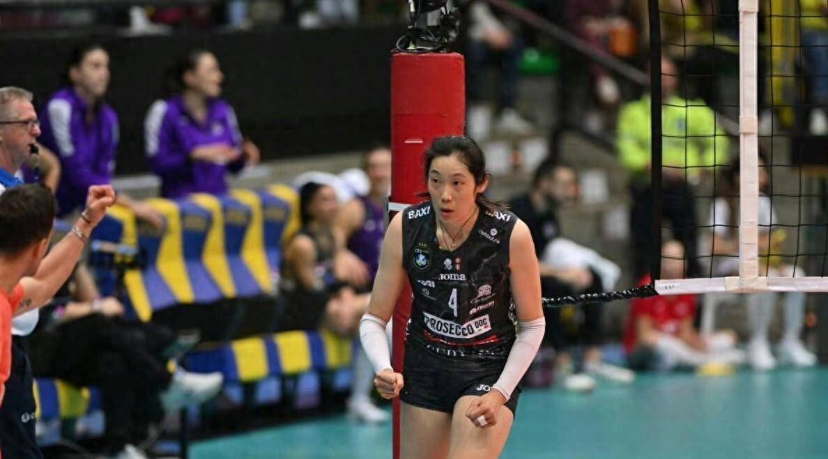 朱婷24分难救主，科内利亚诺2-3输球，但是依然闯进欧冠四强